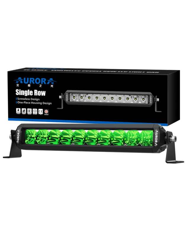 10" (25.4 cm) "D5 Single row RGB" serijos žibintas 50W COMBO 4